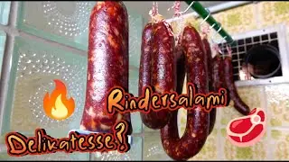 🔥 Ger&auml;ucherte Rindersalami 🥩