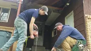 DBS PolyLevel&reg; Concrete Lifting & Leveling Example