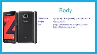 Samsung Z4 Specification