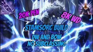 ESO PVP: Сборка Stamsorc. Подкласс не требуется. DW И BOW OP BE GIGACHAD GOAT.
