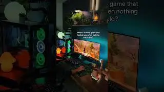 One of  several games #cozydesksetup #fypgaming #gamingroom #pcgamer #gamer #cozygamer  #gamerlife