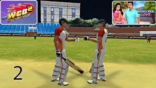 World Cricket Battle 2 gameplay #2 | Story Mode | Highschool Love