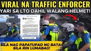VIRAL NA ENFORCER YARI SA LTO, MATAPOS MAPITIKAN NG VIDEO NG WALANG SUOT NA HELMET!
