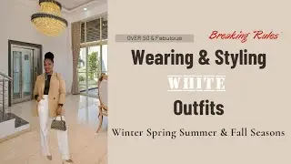 Styling White Wide Leg Jeans on My Pear Shape Body | Winter Spring Summer & Fall Season Outfit Ideas