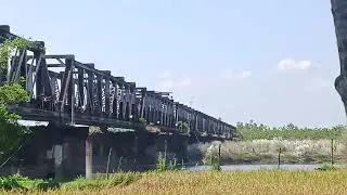 Mangalhat bridge. India  Bangladesh  border. 