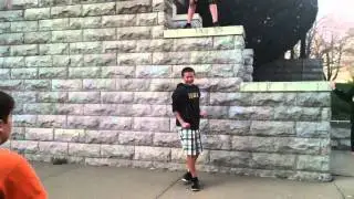 Wall climb fail