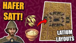 Perfekte Haferbrei-Layouts in Latium! | Anno 117 Produktionslayouts