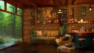 Cozy Coffee Shop with Smooth Piano Jazz Music for Relaxing, Studying and Working for nomadic people