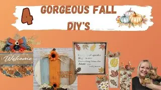 4 GORGEOUS FALL DIY'S/FALL LOOK OFF THE HOOK CHALLENGE
