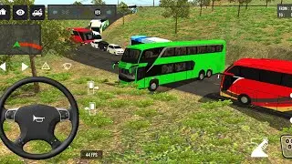 Euro Bus Driving Game PublicTransportation 2024 Indonesia BusSimulator Android Gameplay #86