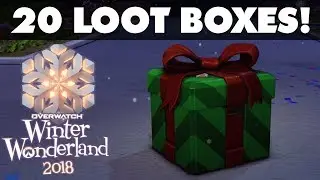 Overwatch - OPENING 20 WINTER WONDERLAND 2018 LOOT BOXES!