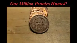 Coin Roll Hunting Pennies -- One Million Pennies Hunted!