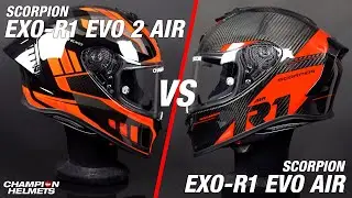 Scorpion EXO-R1 EVO 2 Air VS Scorpion EXO-R1 EVO Air | Which Helmet Should You Choose?