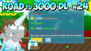 INVESTING 120 DIAMOND LOCKS IN LUCKY CLOVER!! 😱 | Road to 3000DL #24 | Growtopia