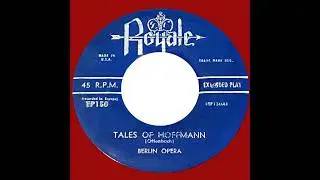 Berlin Opera- Tales Of Hoffmann- Full Royale Records EP 150- Red Translucent Vinyl Pressing