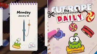 Cut the Rope Daily January 26 2026 Walkthrough 10 Stars