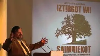 Erik Reinert in Riga, 24 Aug 2011