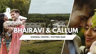 ✨ Bhairavi & Callum&rsquo;s Multicultural Wedding | Oshwal Centre & Chigwell Hall Marquee / Highlights 4K