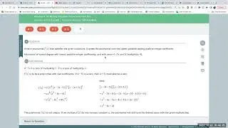 HW19 Writing Polynomial functions given zeros