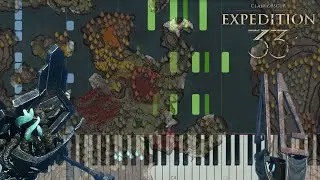 Clair Obscur: Expedition 33 - World Map: Taking Down the Paintress [Piano Tutorial] (Synthesia)