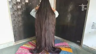 Девушки с длинными волосами из Раджастана || @hvjaat6041 || hvjaatlonghair || рост волос || #глад...