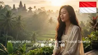 Whispers of Bali 🌴 | Healing Music with Tropical Serenity | バリ島の癒し｜1時