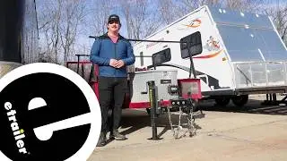 etrailer | A Look at the Trailer Valet JXS Drill Powered Drop Leg Trailer Jack with Footplate