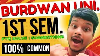 Burdwan university bsc physics 1st sem suggestions #fizyeasy