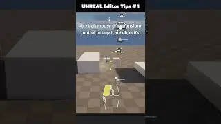 Unreal Quick Tips #1 -  4 Viewport Tips #gamedev #unrealengine #tips