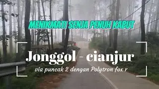 Senja di puncak 2 - cianjur dengan motor listrik Polytron fox r