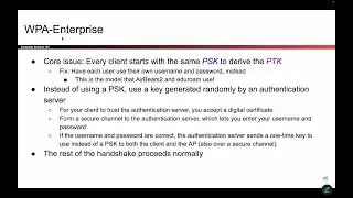 [Networking2, Video 14] WPA Enterprise