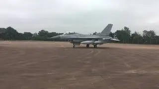 F16s arrive at RIAT2018