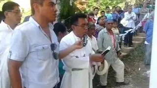 Inauguracion de techumbre dela telesecundaria de barranca seca huautla