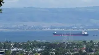Barge cruising San Francisco Bay with Hawk Couple vocals ~ May 8, 2023