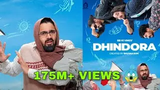 Dhindora Web Series Make Huge Record (175M+ Views) 😱 #shorts Bhuvan Bam Reaction
