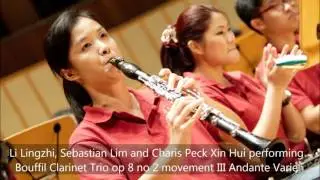 Muse@SAM: Clarinet Trio performed by Li Lingzhi, Sebastian Lim, Charis Peck Xin Hui