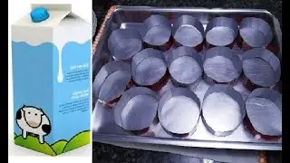 Reciclando Caixa de Leite Para Usar como Forma para Pães