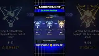 Reaping frenzy achievement mission ✅| head reaper highlight #freefire #shorts #basegame