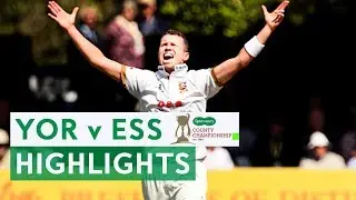 Dom Bess And Lyth Show Class In Rain Splattered Game | Yor v Ess | Specsavers County Championship