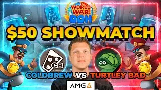 Шоу-матч за $50! World War Doh | ColdBrew против TurtleyBad!