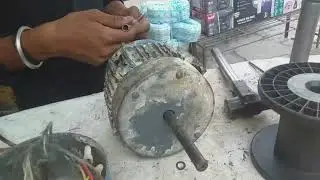 घास काटने वाली मशीन नीचे ब्लेड ऊपर मोटर #repair #motorrepairing #grassroots #cuttingmachine 