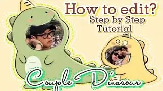 How to edit dinosaur couple wallpaper tutorial tiktok trend dinosaur couple profile pic tutorial