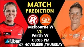PRSW vs MLRW WBBL 2024 17th Match Prediction Perth Scorchers Women vs Melbourne Renegades Women#wbbl