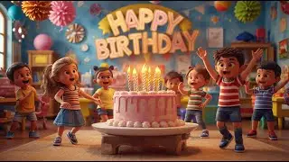 Happy Birthday 🎉 | Kids Version 🎂 Fun & Cute Birthday Song