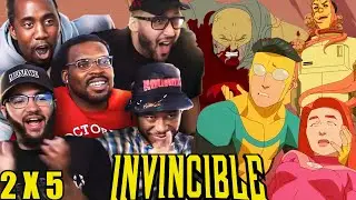 Всё пошло как по маслу! Реакция/обзор Invincible 2 x 5