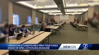 Creighton students help prep your taxes ahead of April 14 filing deadline