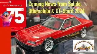 We are visiting Solido, Ottomobile & GT Spirit at Spielwarenmesse 2026 in N&uuml;rnberg. (Sound failure)