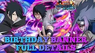 I WAS RIGHT!!! FULL BIRTHDAY BANNER DETAILS!!! NARUTO BLAZING