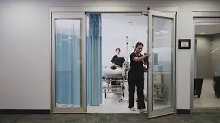 STANLEY Procare 8300BP BiPart Manual ICU Door