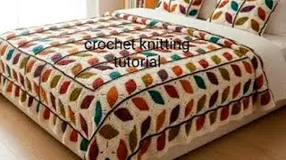 Super Easy ! Crochet Bedsheet tutorial |  Bedsheet, blanket Patterns